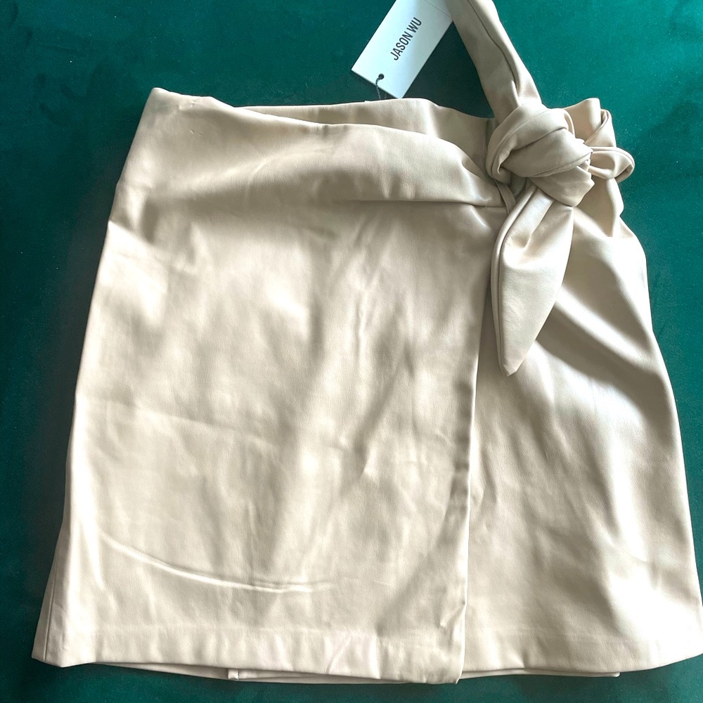 Jason Wu Faux Leather Mini Skirt
